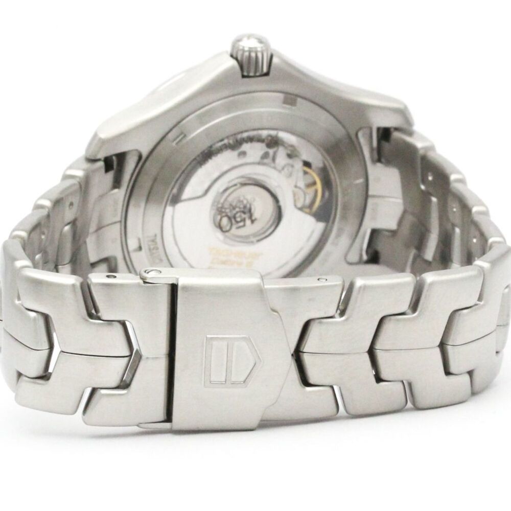 TAG HEUER Link Limited Edition Black MOP Steel Watch WJF211K Polished - Picture 5 of 8